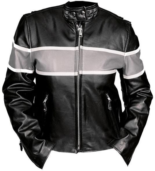 Ladies Leather Jacket-149