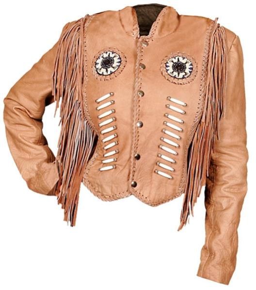 Ladies Leather Jacket-151