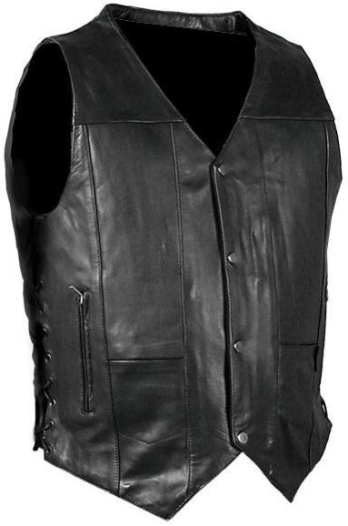 Men Leather vests-0036
