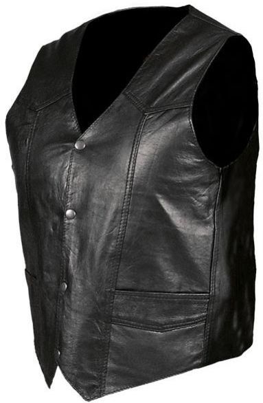 Men Leather vests-0037