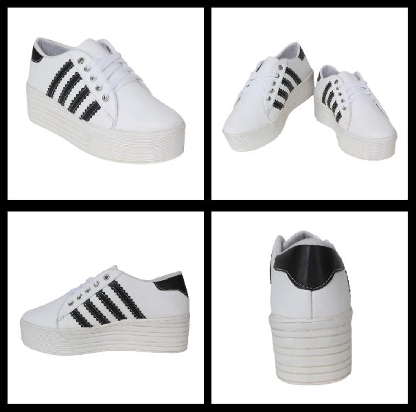 White canvas shoes