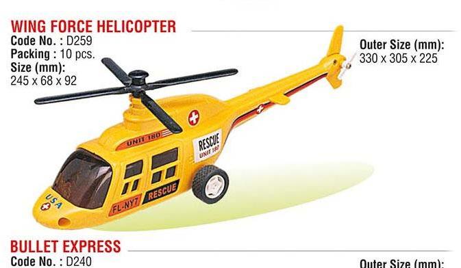 Wing Force Helicopter Toys