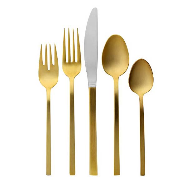 Gold Flatware Sets by Taj Creative Handicrafts, Gold Flatware Sets from