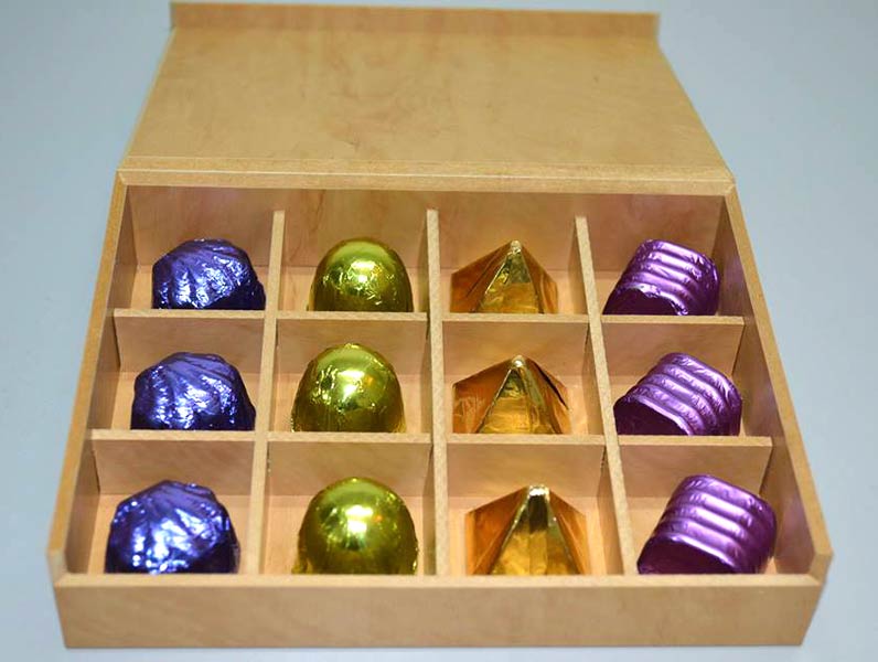 Twelve Cavity Chocolate Box