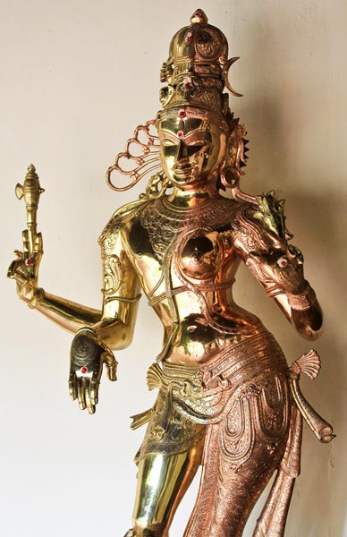 Brass Ardhanarishvara Sculpture
