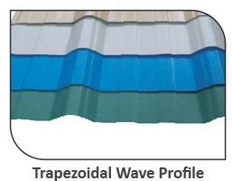 UPVC Trapezoidal Wave Profile Roofing Sheets
