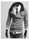 Mens Sweatshirt Jacket