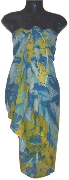 Fancy Poly Printed Sarong, Size : 100 x 180 cm