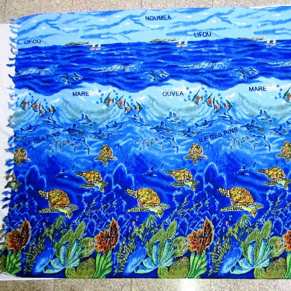 Fish Printed Beach Pareos