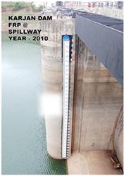 FRP Guage Plate, for Level measurement of dams, reservoir, lake, barrages, H.R. gates river.