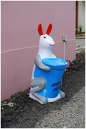 Rabbit Dustbin