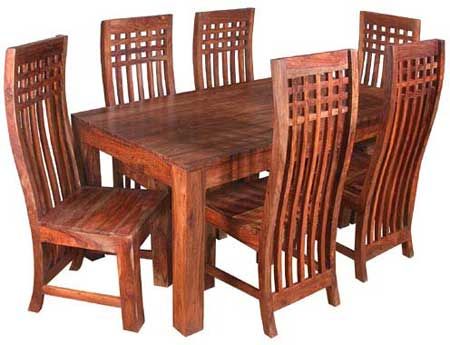 Solid Wood Dining Table Set