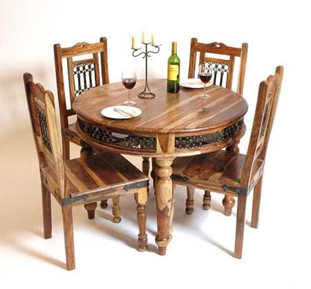 Modern Wooden Dining Table with Chairs