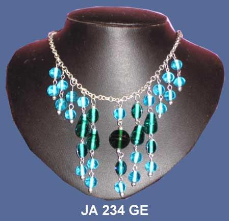 Bead Necklace - Ja 234 Ge