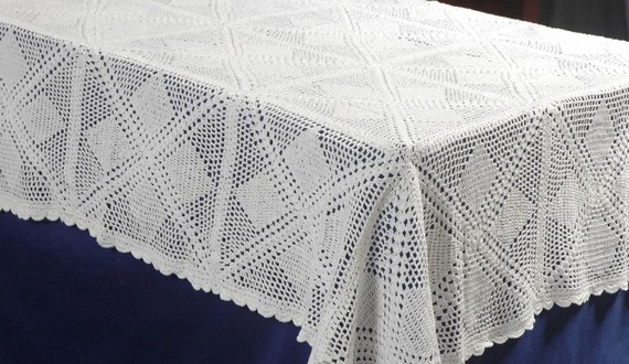 Crochet Lace Table Cloth