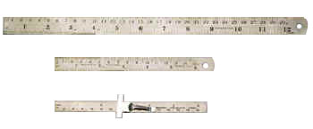 Steel rulers