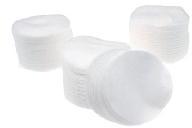 Care Disposables Cotton Pads, Color : White