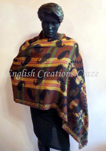 ENGLISH CREATIONS Elegant Woolen Shawls, Size : 70*180CM