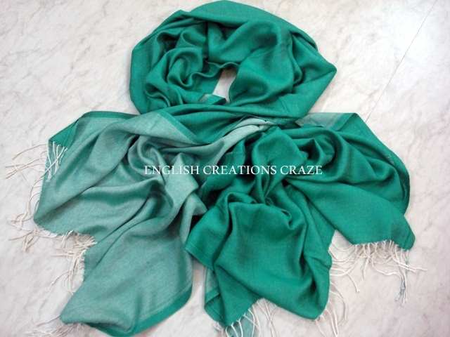 Modal Solid color STOLE, Color : GREEN