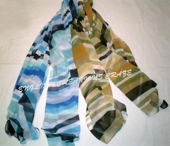 ECC Polyester Fashion scarf, Size : 70*180CM