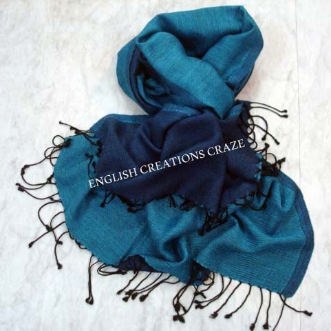 ENGLISH CREATIONS Viscose Reversible Stoles, Size : 70*180 cm