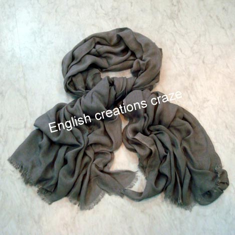 ECC Viscose solid color scarves, Color : GREY
