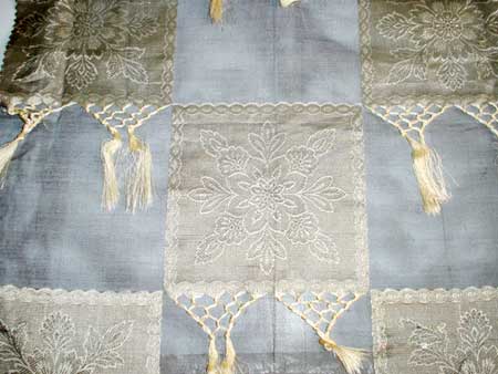 SOC - 01 Silk Organza Cutwork Fabric