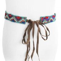 handmade beaded belt