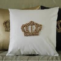 handmade beaded cushion cover