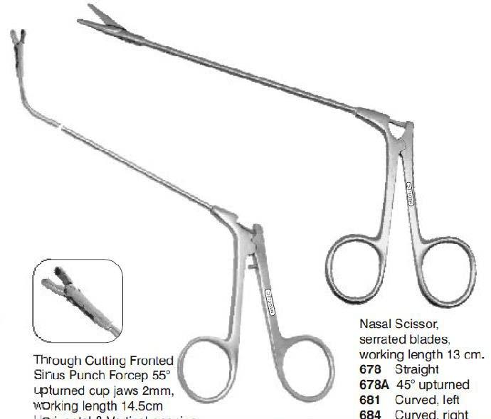 THROUGH CUT AND NASAL SCISSORS