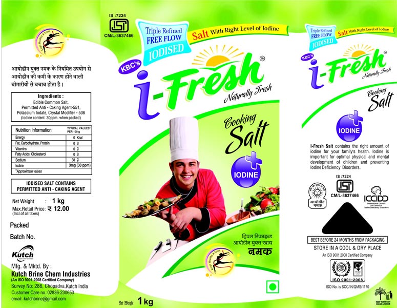 I Fresh Salt, for Cooking, Feature : Gluten Free, Non Harmful, Organic