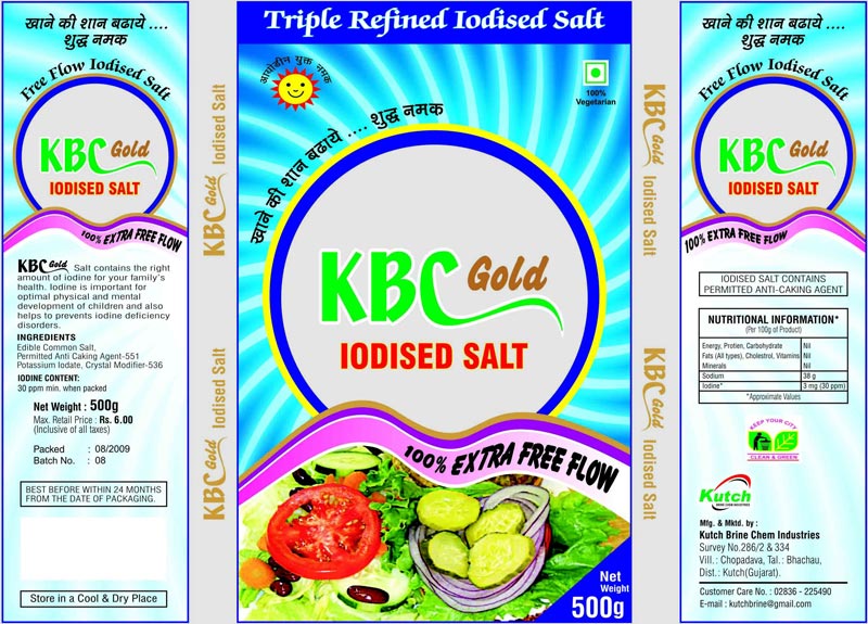KBC Gold Salt, Purity : 99%