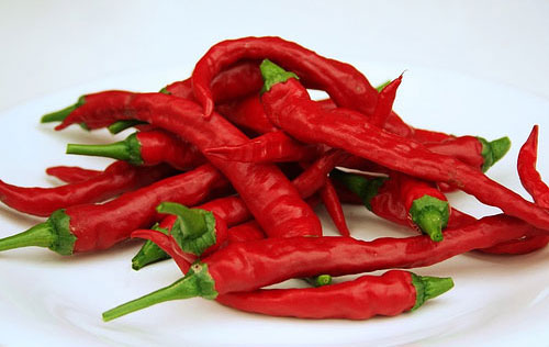 Fresh Red Chilies