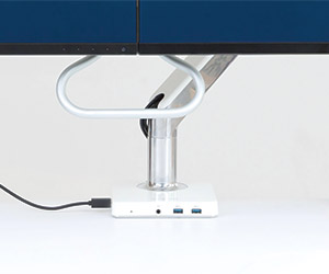 CONNECT  integrated monitor arm