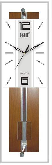 Regulate Glass Wall Clock