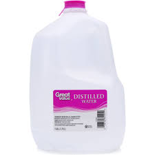 Distilled water