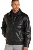 Men's Leather Bomber