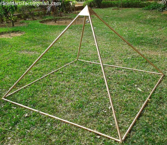 Copper Meditation Pyramid