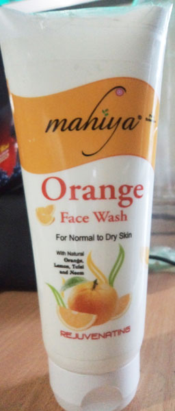 Orange Face wash