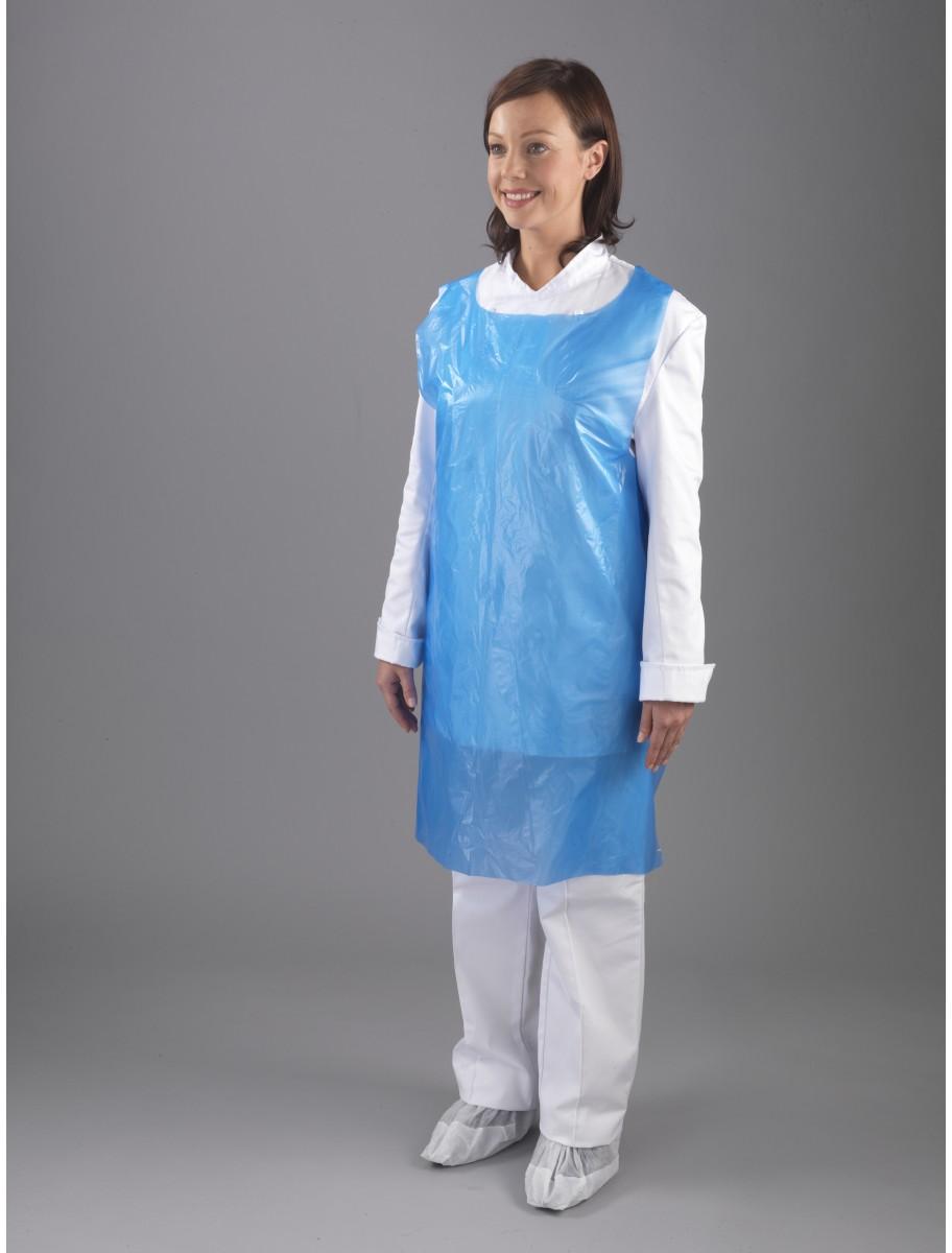 Jonatters White LDPE medical disposable apron, for Hospital Use, Gender : Female, Male