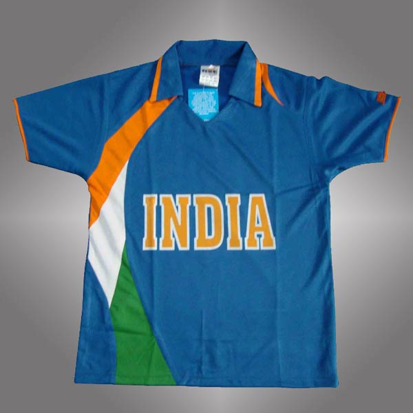 Indian Team Cricket Polyester T shirt