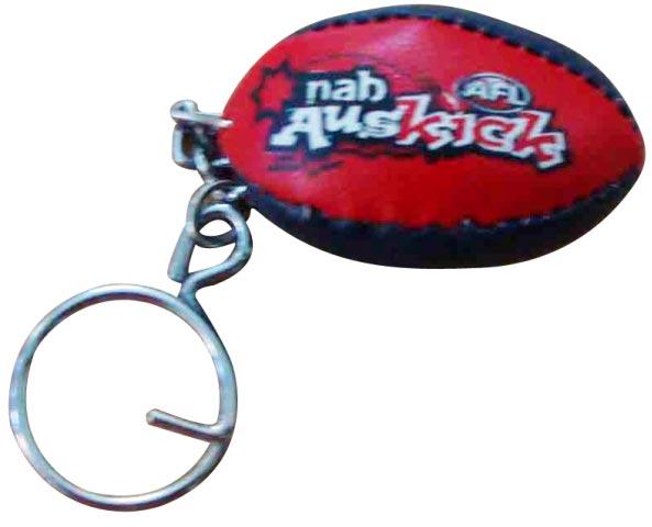 Rugby Ball Keychain