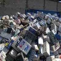 Drained Lead Battery Scrap