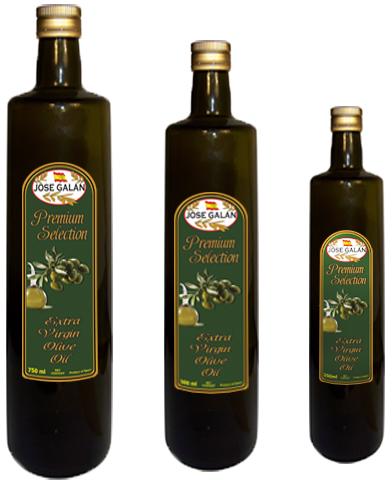 Extra Virgin Olive Oil Glass Dorica Bottles