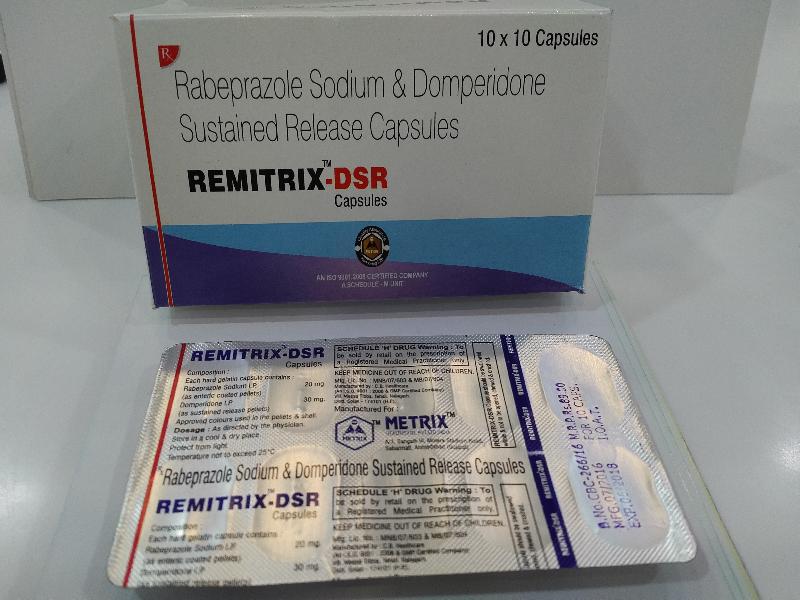 Remitrix-DSR Capsules, Packaging Size : 10x10 Tablets