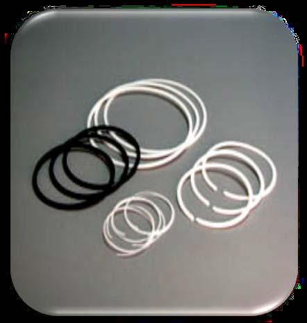 Manual Back Up Rings, for Commercial, Color : Brown, Grey, Red, White