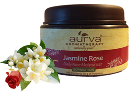 Aurva Jasmine Rose Moisturizer, for Dry to Normal Skin, Form : Lotion