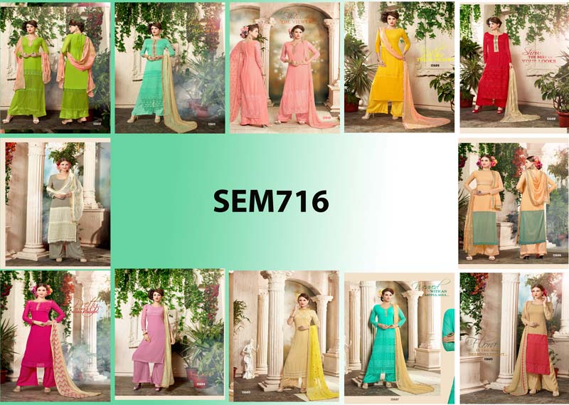 Sem716 Meery Salwar Suit
