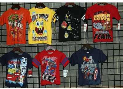 Boys 2-4 Licensed Poly Cotton Tees