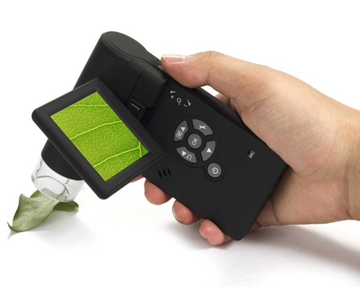SD Card 5MP Portable 10-200x Microscope